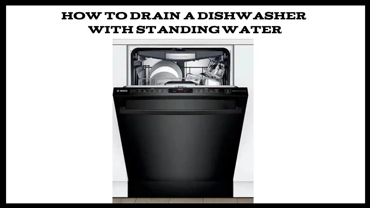 Easy How to Drain a Dishwasher with Standing Water - 2025